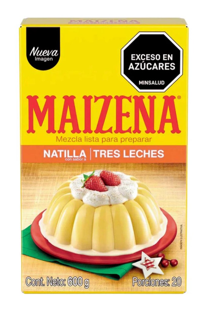 Natilla Maizena Tres Leches