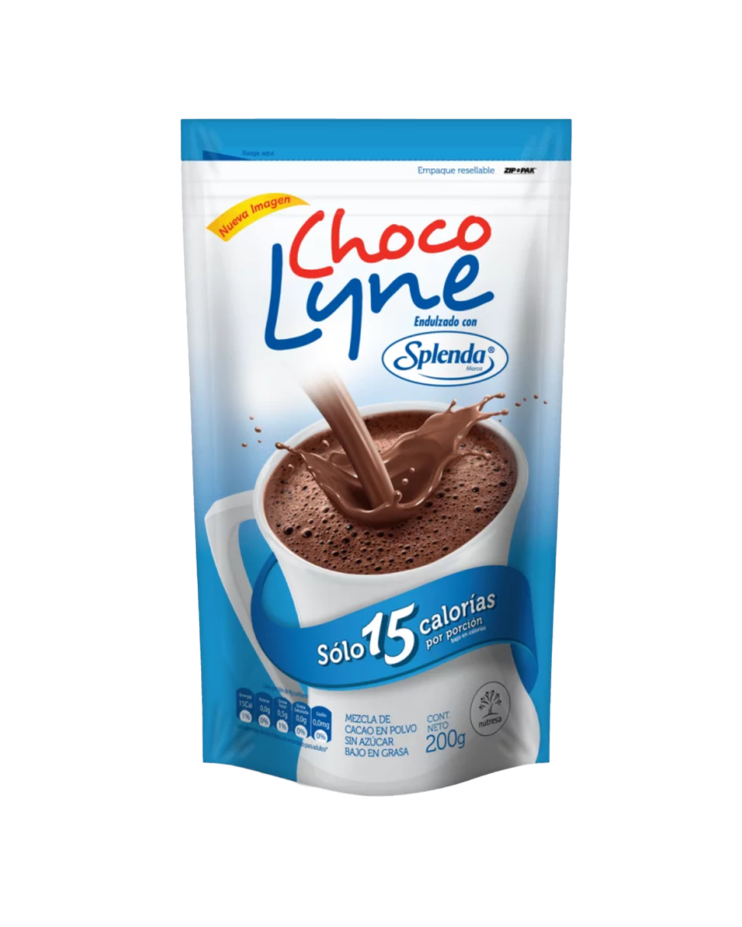 Chocolyne Con Splenda Sin Azucar