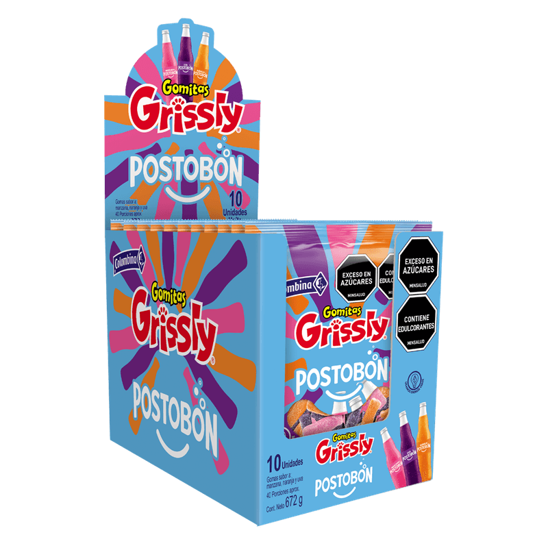 Gomitas Grissly Postobon