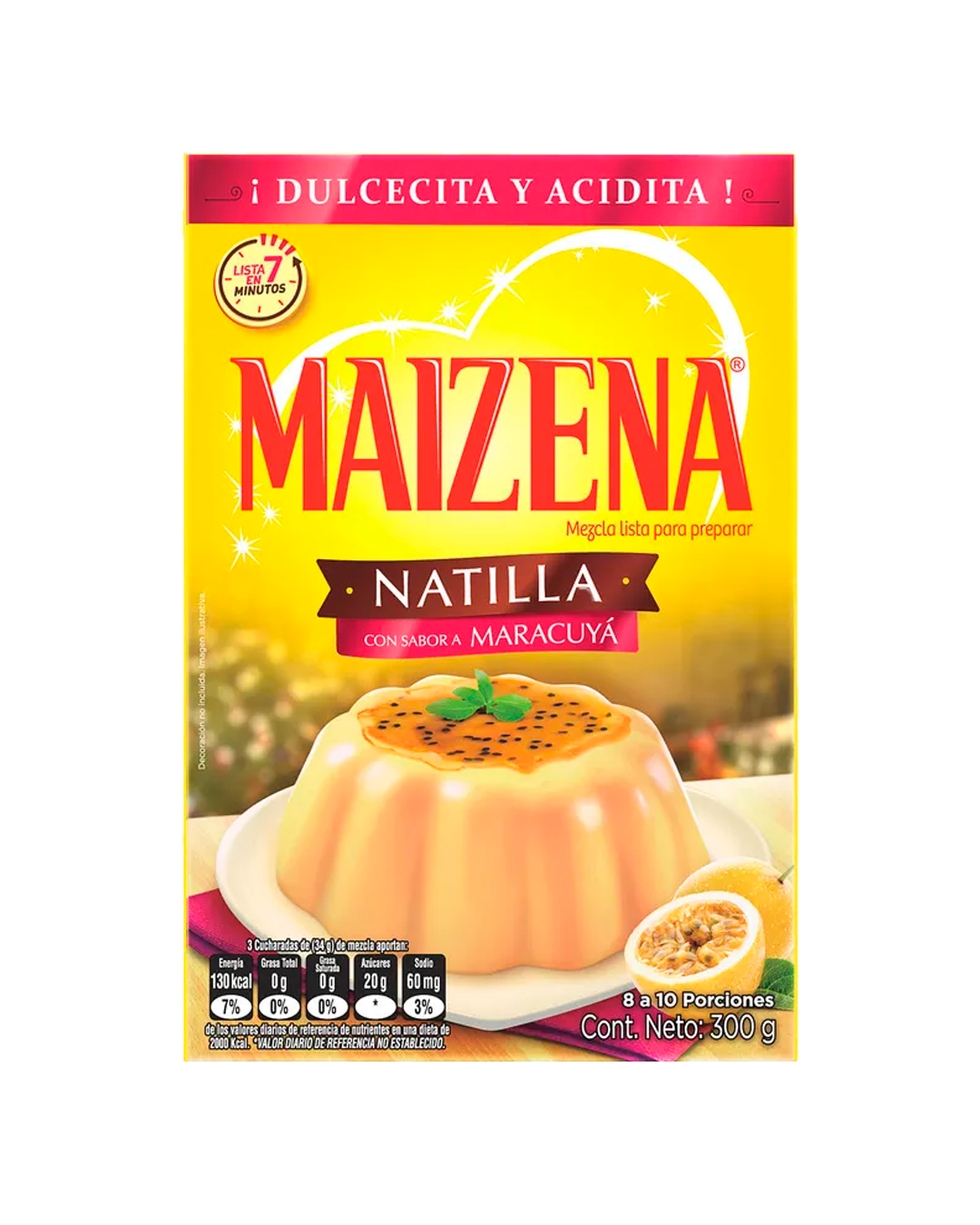 Natilla Maizena Maracuya