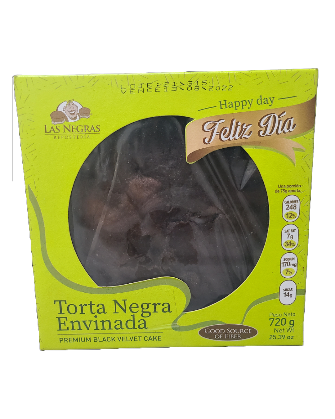 Torta Las Negras Envinadas 720 gr